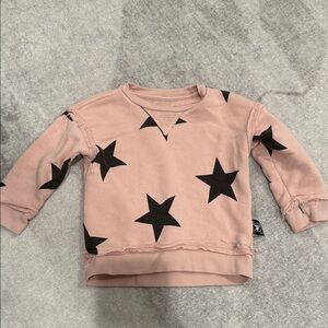 Nununu Pink Star Pattern Kids Top